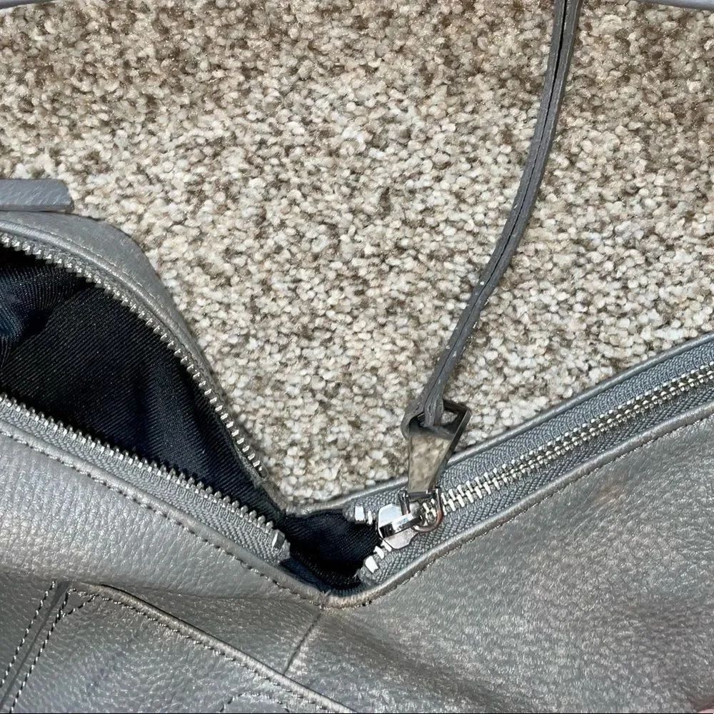 Linea Pelle Distressed Leather Asymmetrical Bag - Picture 3 of 8